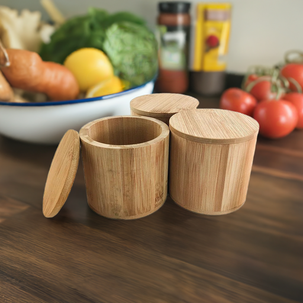 Bamboo Jar For Spices