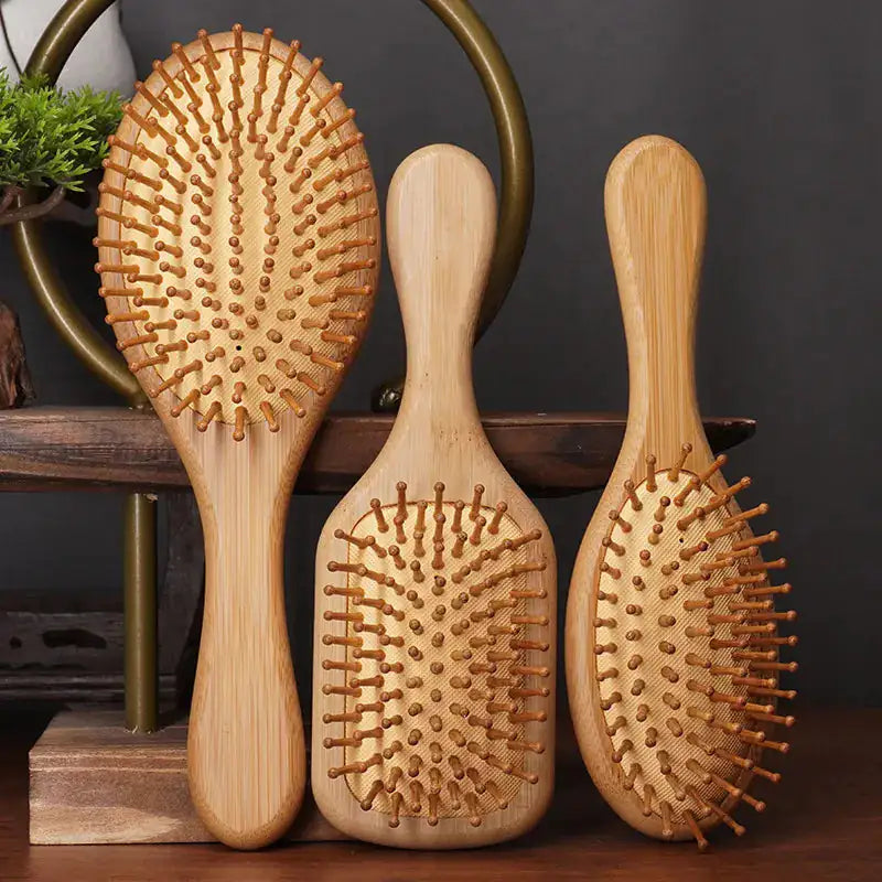 Sustainable bamboo hairbrush