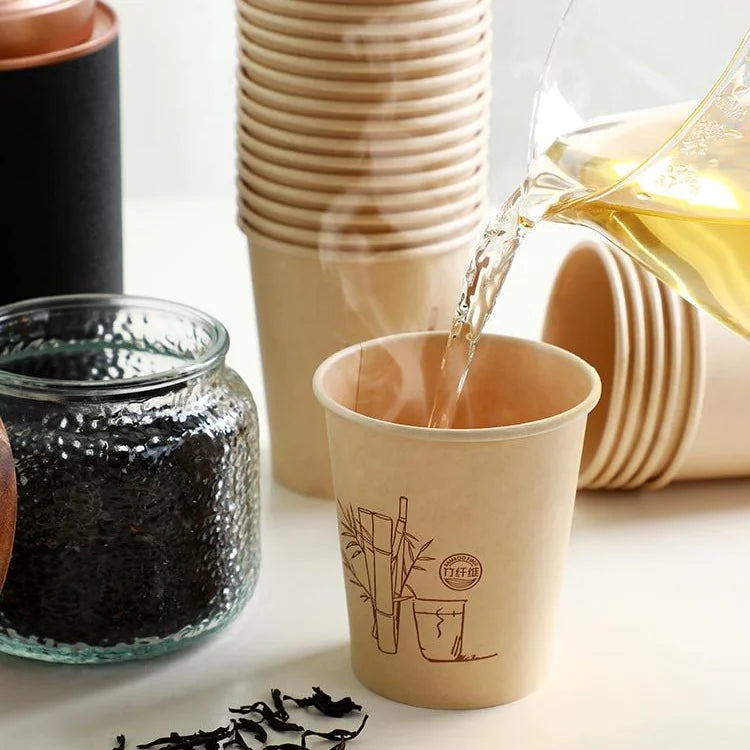 Bamboo Fiber Disposable Cups