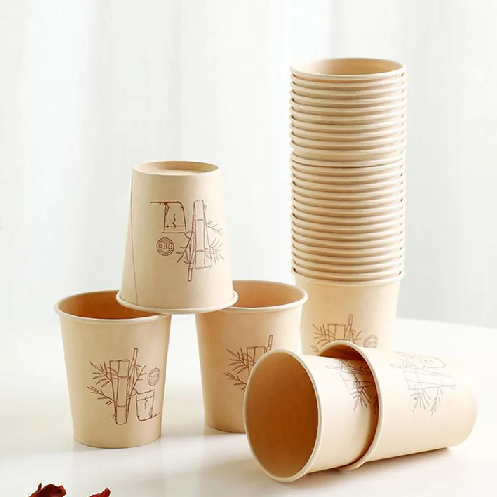 Bamboo Fiber Disposable Cups